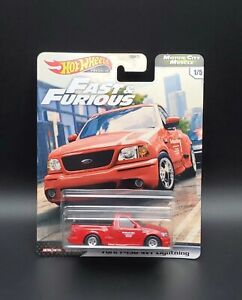 Hot Wheels Fast And Furious Ford F-150 SVT Lighting Motor City Muscle 1/5 A