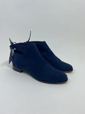 NUEVO EN CAJA Botas planas de gamuza Alexandre Birman Tory en sombra de noche talla 38 $825 Foto 1 de 4