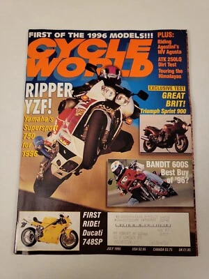1995 July, Cycle World Magazine, Ripper YZF, (CP426) - Image 1 of 3