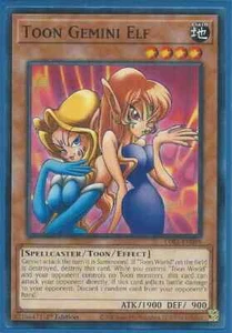 Tarjeta Yugioh - Toon Gemini Elf - 1ª Edición - Imagen 1 de 1