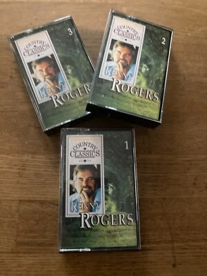 KENNY ROGERS Country Classics - 3 Cassettes- Very Good Condition Readers Digest  - Image 1 of 4