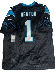 New Cam Newton Size 2X Mens Black Carolina Panthers Limited Nike Jersey NWT - Picture 1 of 9