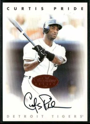 1996 Leaf Signature Series #NNO Curtis Pride Autographs Bronze - Image 1 of 2