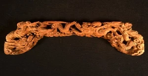 JAPANISCHER ANTIKER BUDDHISTISCHER BUTSUDAN HANDGESCHNITZTER HOLZDRACHE - Bild 1 von 15