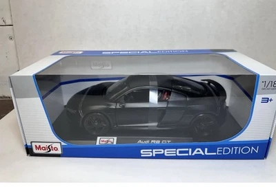 Nuevo Maisto Edición Especial Audi R8 GT - Negro Mate, Escala 1:18, ¡Envío Gratis!! Foto 1 de 4