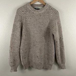 Maglione Aran Crafts Uomo M Pescatore Maglia Girocollo Lana Skiddaw - Foto 1 di 3