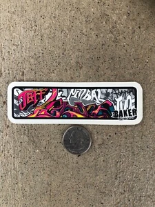 NUEVO BAKER MONOPATINES VINTAGE AÑOS 90 SURF GOLF NIEVE MX BMX SKATEBOARD PEGATINA - Imagen 1 de 1