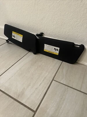 2008-2014 Mercedes-Benz C300 C250 W204 Sun Visor Pair Left Right Black🔥 - Image 1 of 4