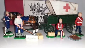early trophy miniatures 1991 zulu war Ambulance wagon Eq30 Eq30a 1:32 metal box - Picture 1 of 12