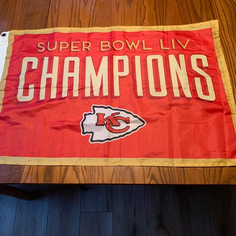 2020 Kansas City CHIEFS Red Friday SUPER BOWL 54 McDonald's Limited FLAG  20x30 Cover