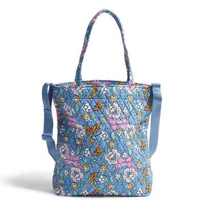 Nuevo con etiquetas Bolso de Mano Vera Bradley Grande Norte Sur Acolchado Floral/Mariposa Estampado Algodón Foto 1 de 3