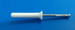 Anclaje de hormigón clavado martillo de nailon de 1/4" x 1,5" con cabeza plana (100 piezas) - Imagen 1 de 2