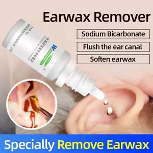 10ml Ear Drops Earwax Cleaner Liquid Otitis Ear Tinnitus/Deafness Sore Health - Picture 1 of 11