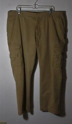 42x30 Bass Pro BOB TIMBERLAKE Khaki Tan Cargo Pants Men's Size 42X30 - Image 1 of 4