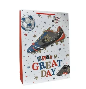 Happy Birthday, FOOTBALL WISHES XLarge Birthday Gift Bag - Picture 1 of 1