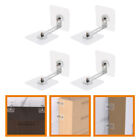  4 Pcs Anti-tip Cabinet Punch Free Furniture Anchor Anchors Kit Bookcase