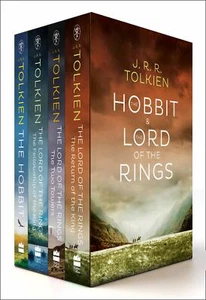 The Hobbit & The Lord of the Rings Boxed Set By JRR Tolkien NEW Paperback - Imagen 1 de 3