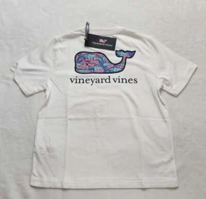 New boys 5  L Vineyard Vines bass coral whale short sleeve pocket tee - Picture 1 of 6