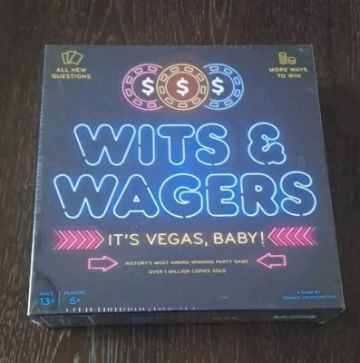 Wits & Wagers “It’s Vegas Baby” Party Game by NorthStar Games - New Sealed - Image 1 of 2