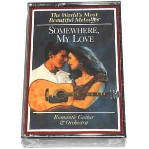 Somewhere My Love - Romantic Guitar & Orchestra (Cassette Tape 1995) NEW SEALED - Picture 1 of 3