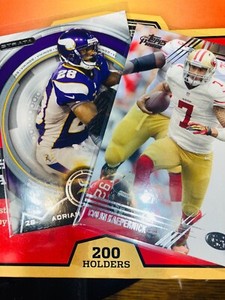 2013 Topps Strata Football #10 Adrian Peterson COLIN KAEPERNICK PAIR V433