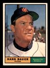 1961 Topps Baseball #398 Hank Bauer EX