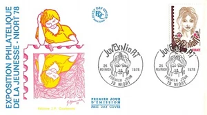 Sobre FDC FRANCIA JUVEXNIORT 1978 NIORT N1 - Imagen 1 de 1