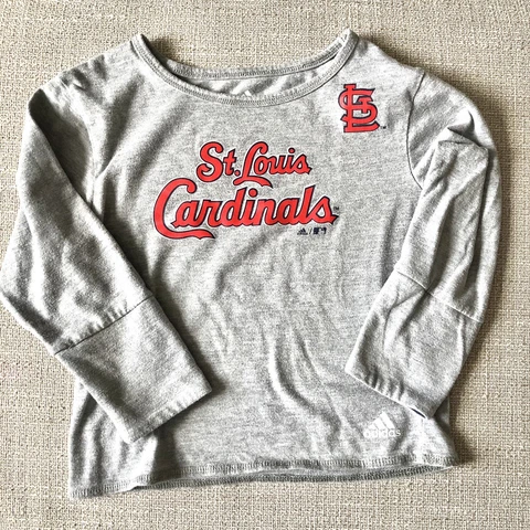 adidas Gray St. Louis Cardinals Sweater Toddler Girl 4T Cover