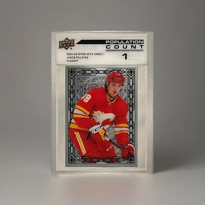 Jacob Pelletier Population Count 1 Rare 1 of 1 Upper Deck NHL  - Image 1 of 2