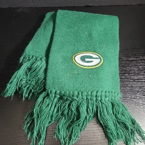 Forever Collectibles Scarf Green Bay Packers Fringed Ends USA Made NFL Football - Picture 1 of 5