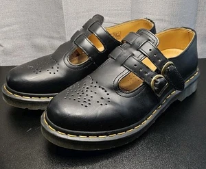 Zapatos Mary Jane Dr Martens para mujer EE. UU. 8 cuero negro doble hebilla correa 12916 - Imagen 1 de 12