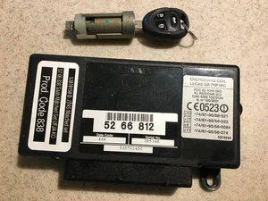 Saab 2004 9-5 llave y módulo dos veces 5266812 llave perdida reparación - Imagen 1 de 8