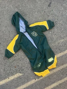 Vtg Starter University Of Oregon Ducks Romper Sz. 3/6 Months Green/Yellow/Grey - Picture 1 of 2