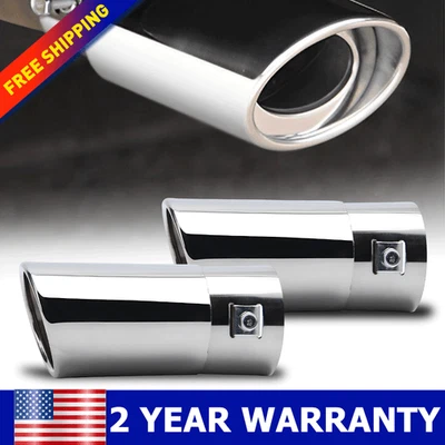 Punta silenciadora trasera tubo de escape trasero de acero inoxidable 1 pieza/2 pieza para Chevrolet Impala Foto 1 de 4
