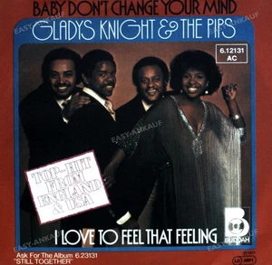 Gladys Knight & The Pips - Baby Don't Change Your Mind 7" (VG+) ' - Bild 1 von 1