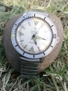 Classic 50s Or 60s ZODIAC SEA WOLF w/ Rare Bakelite Bezel GLOW IN DARK WORKS - Picture 1 of 7