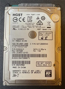 HGST, 1TB, 5K1000-1000, HTS541010A9E680, S/N: D82HXMWD, SATA HDD - Picture 1 of 1