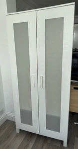 IKEA Aneboda White Bedroom Wardrobe 180cm x 80cm x 50cm - Picture 1 of 3