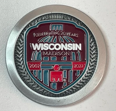 Moneda Desafío Medalla Finisher Ironman 2022 Madison Wisconsin 20 Aniversario Foto 1 de 3