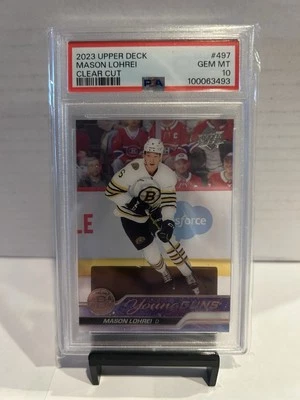 2023-24 Upper Deck Series 2 - Young Guns Mason Lohrei #497 Clear Cut (RC) - Image 1 of 3