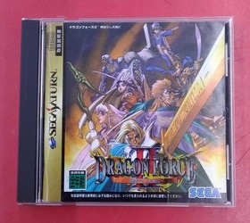Sega Saturn Software Dragon Force Ii The Land Where Gods Depart Seg FJw09