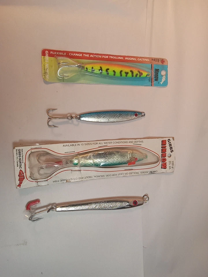 Gibbs Nortac Minnow Lure 60 克 2 盎司 100 克 3.5 盎司 4 件 Luhr Jensen D. Stinger 4.5 — 第 1/4 张图片