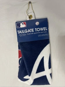 TOALLA PORTÓN TRASERO GOLF TODO USO ATLANTA BRAVES GANCHO Y OJAL 16"X25" - Imagen 1 de 4