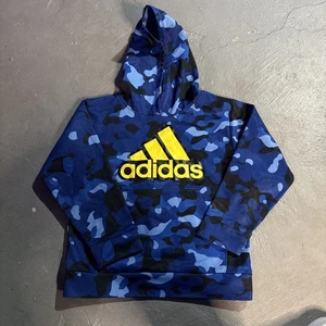 Adidas Jungen Camouflage Hoodie Logo vorne Größe 6 - Bild 1 von 5