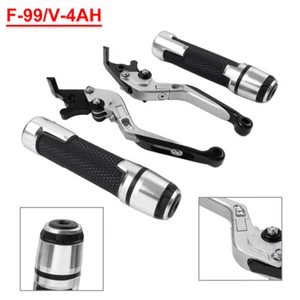 Silver Brake Clutch Levers Handlebar Grips Sets For Honda CBR1000RR-R/SP 2020-22 - Picture 1 of 10