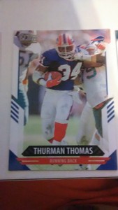 THURMAN THOMAS 2021 SCORE FOOTBALL CARD NEW YORK GIANTS