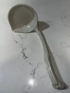 Gray 10" Ceramic TUREEN LADLE - Picture 1 of 6
