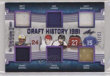 2019 Leaf ITG Used Sports Purple /15 Brett Favre Manny Ramirez Eric Lindros HOF