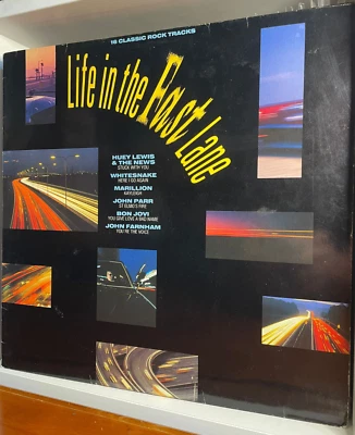 BON JOVI * MARILLION * BILLY IDOL * EUROPE - LIFE IN THE FAST LANE UK 1987 LP - Image 1 of 4