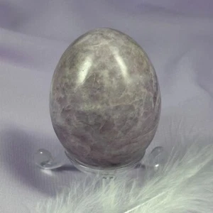 Unusual Lilac Lepidolite in Quartz egg 134g SN23421 - Picture 1 of 4